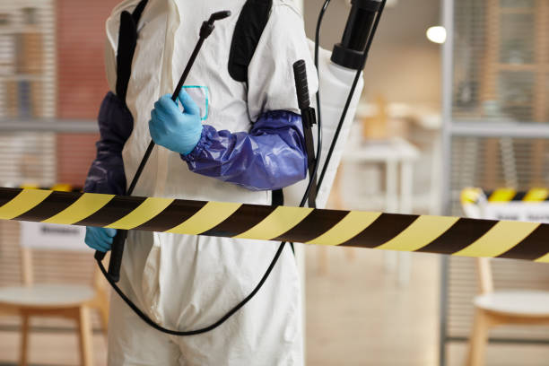 Professional Hoarding Cleanup technician working in Fredericksburg, IA